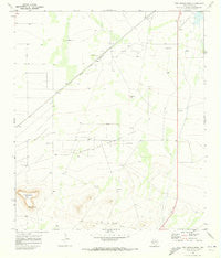 Twelvemile Mesa Texas Historical topographic map, 1:24000 scale, 7.5 X 7.5 Minute, Year 1970