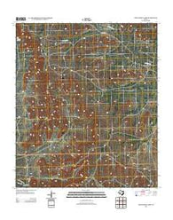 Twelvemile Camp Texas Historical topographic map, 1:24000 scale, 7.5 X 7.5 Minute, Year 2012