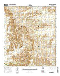 Twelvemile Camp Texas Current topographic map, 1:24000 scale, 7.5 X 7.5 Minute, Year 2016