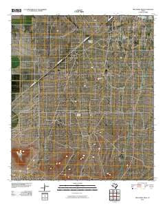 Twelvemile Mesa Texas Historical topographic map, 1:24000 scale, 7.5 X 7.5 Minute, Year 2010