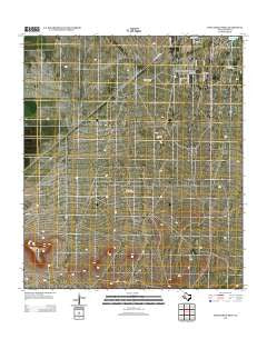 Twelvemile Mesa Texas Historical topographic map, 1:24000 scale, 7.5 X 7.5 Minute, Year 2012