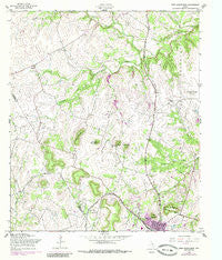 Twin Mountains Texas Historical topographic map, 1:24000 scale, 7.5 X 7.5 Minute, Year 1958