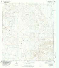 Twin Peaks Texas Historical topographic map, 1:24000 scale, 7.5 X 7.5 Minute, Year 1983