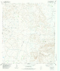Twin Peaks Texas Historical topographic map, 1:24000 scale, 7.5 X 7.5 Minute, Year 1983