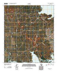 Twin Buttes Texas Historical topographic map, 1:24000 scale, 7.5 X 7.5 Minute, Year 2010
