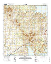 Twin Buttes Texas Current topographic map, 1:24000 scale, 7.5 X 7.5 Minute, Year 2016