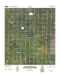 Twin Mott Lake Texas Historical topographic map, 1:24000 scale, 7.5 X 7.5 Minute, Year 2013