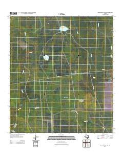 Twin Mott Lake Texas Historical topographic map, 1:24000 scale, 7.5 X 7.5 Minute, Year 2013