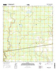 Twin Mott Lake Texas Current topographic map, 1:24000 scale, 7.5 X 7.5 Minute, Year 2016