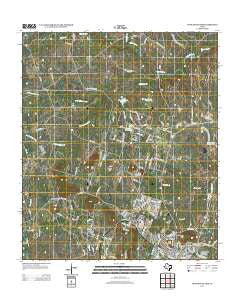 Twin Mountains Texas Historical topographic map, 1:24000 scale, 7.5 X 7.5 Minute, Year 2012
