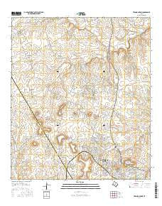 Twin Mountains Texas Current topographic map, 1:24000 scale, 7.5 X 7.5 Minute, Year 2016