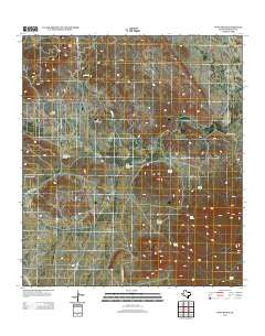 Twin Peaks Texas Historical topographic map, 1:24000 scale, 7.5 X 7.5 Minute, Year 2012