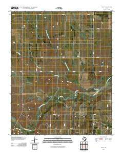 Twitty Texas Historical topographic map, 1:24000 scale, 7.5 X 7.5 Minute, Year 2010