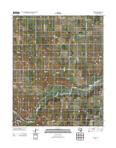 Twitty Texas Historical topographic map, 1:24000 scale, 7.5 X 7.5 Minute, Year 2012