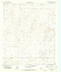 Two B Ranch NW Texas Historical topographic map, 1:24000 scale, 7.5 X 7.5 Minute, Year 1971