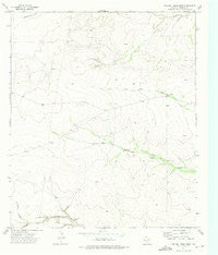 Two Mill Draw West Texas Historical topographic map, 1:24000 scale, 7.5 X 7.5 Minute, Year 1973