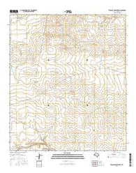 Two Mill Draw West Texas Current topographic map, 1:24000 scale, 7.5 X 7.5 Minute, Year 2016