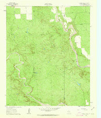 Twomile Creek Texas Historical topographic map, 1:24000 scale, 7.5 X 7.5 Minute, Year 1962