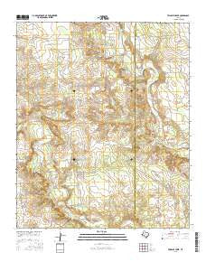 Twomile Creek Texas Current topographic map, 1:24000 scale, 7.5 X 7.5 Minute, Year 2016