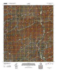 Twomile Draw Texas Historical topographic map, 1:24000 scale, 7.5 X 7.5 Minute, Year 2010