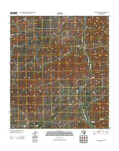 Twomile Draw Texas Historical topographic map, 1:24000 scale, 7.5 X 7.5 Minute, Year 2012