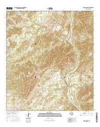 Twomile Draw Texas Current topographic map, 1:24000 scale, 7.5 X 7.5 Minute, Year 2016