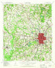 Tyler Texas Historical topographic map, 1:62500 scale, 15 X 15 Minute, Year 1948