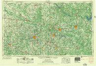 Tyler Texas Historical topographic map, 1:250000 scale, 1 X 2 Degree, Year 1956