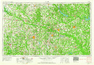 Tyler Texas Historical topographic map, 1:250000 scale, 1 X 2 Degree, Year 1956