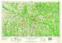 Tyler Texas Historical topographic map, 1:250000 scale, 1 X 2 Degree, Year 1956