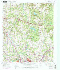 Tyler North Texas Historical topographic map, 1:24000 scale, 7.5 X 7.5 Minute, Year 1966