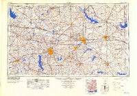 Tyler Texas Historical topographic map, 1:250000 scale, 1 X 2 Degree, Year 1984