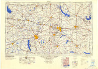 Tyler Texas Historical topographic map, 1:250000 scale, 1 X 2 Degree, Year 1984