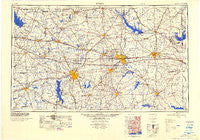 Tyler Texas Historical topographic map, 1:250000 scale, 1 X 2 Degree, Year 1984