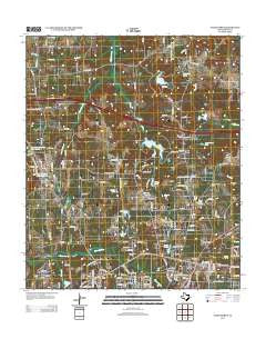 Tyler North Texas Historical topographic map, 1:24000 scale, 7.5 X 7.5 Minute, Year 2012
