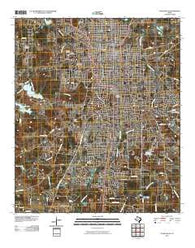 Tyler South Texas Historical topographic map, 1:24000 scale, 7.5 X 7.5 Minute, Year 2010