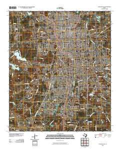 Tyler South Texas Historical topographic map, 1:24000 scale, 7.5 X 7.5 Minute, Year 2010
