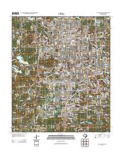 Tyler South Texas Historical topographic map, 1:24000 scale, 7.5 X 7.5 Minute, Year 2012