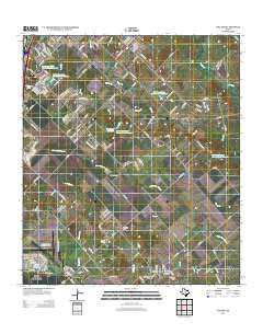Uhland Texas Historical topographic map, 1:24000 scale, 7.5 X 7.5 Minute, Year 2013