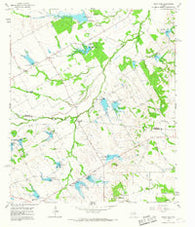 Union High Texas Historical topographic map, 1:24000 scale, 7.5 X 7.5 Minute, Year 1965