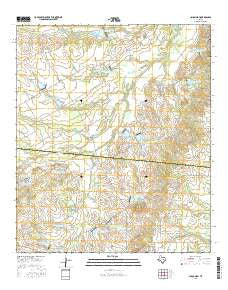 Union High Texas Current topographic map, 1:24000 scale, 7.5 X 7.5 Minute, Year 2016