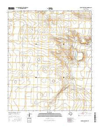 Upper White Lake Texas Current topographic map, 1:24000 scale, 7.5 X 7.5 Minute, Year 2016