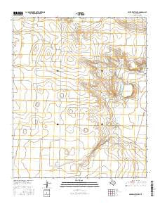 Upper White Lake Texas Current topographic map, 1:24000 scale, 7.5 X 7.5 Minute, Year 2016