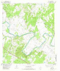 Utley Texas Historical topographic map, 1:24000 scale, 7.5 X 7.5 Minute, Year 1982