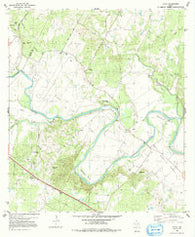 Utley Texas Historical topographic map, 1:24000 scale, 7.5 X 7.5 Minute, Year 1982