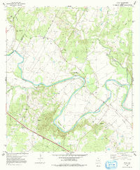 Utley Texas Historical topographic map, 1:24000 scale, 7.5 X 7.5 Minute, Year 1982