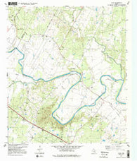 Utley Texas Historical topographic map, 1:24000 scale, 7.5 X 7.5 Minute, Year 1982