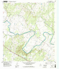 Utley Texas Historical topographic map, 1:24000 scale, 7.5 X 7.5 Minute, Year 1982