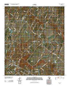 Utley Texas Historical topographic map, 1:24000 scale, 7.5 X 7.5 Minute, Year 2010