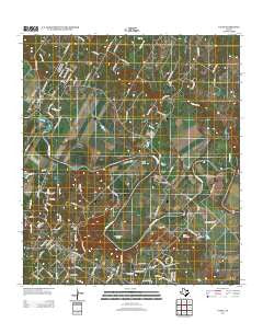 Utley Texas Historical topographic map, 1:24000 scale, 7.5 X 7.5 Minute, Year 2013